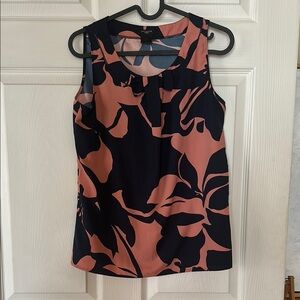 Ann Taylor Pink Blue Tank Top